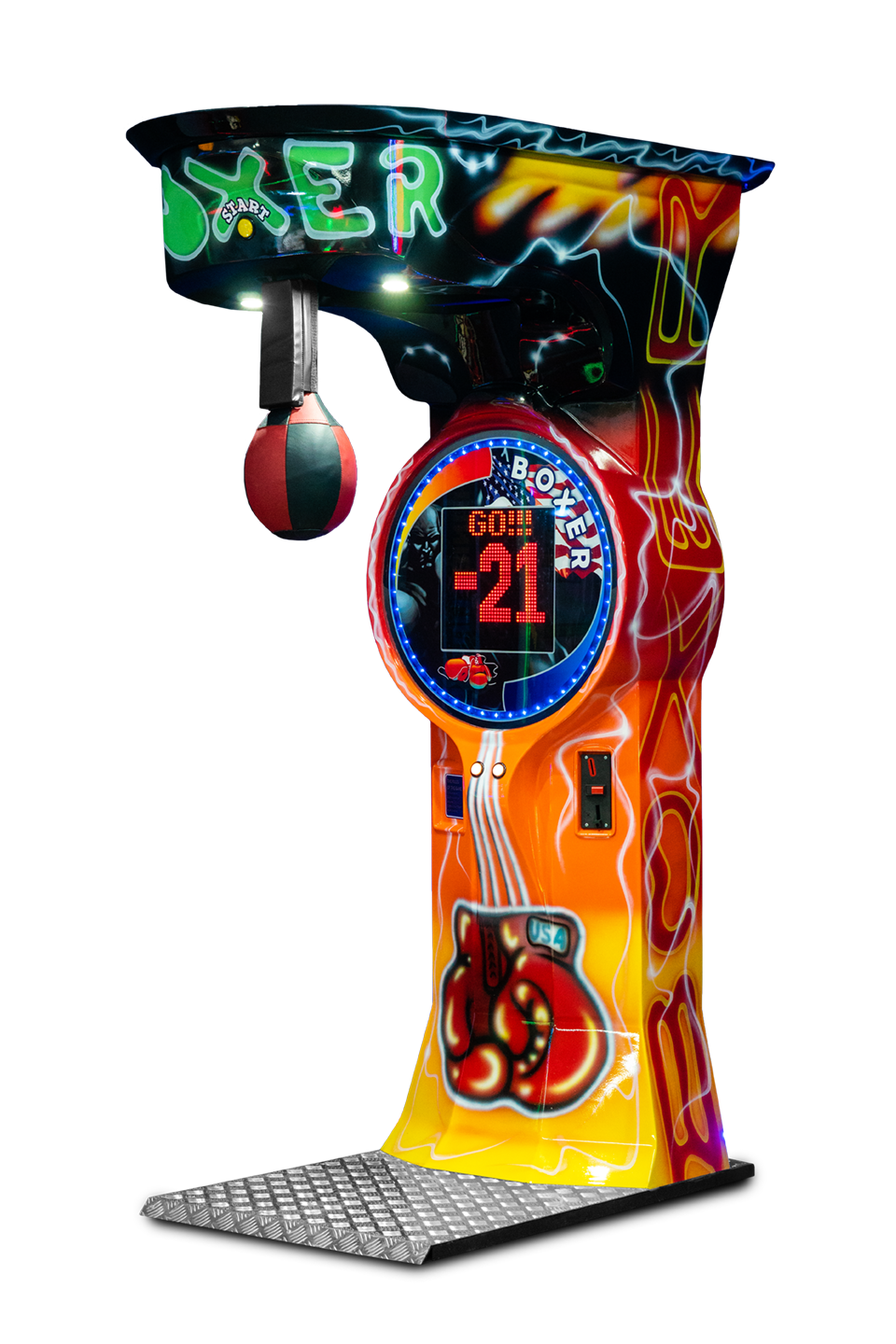 boxer fire arcade machine